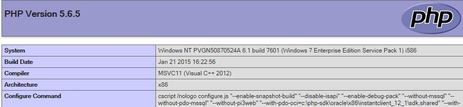 PhpInfo